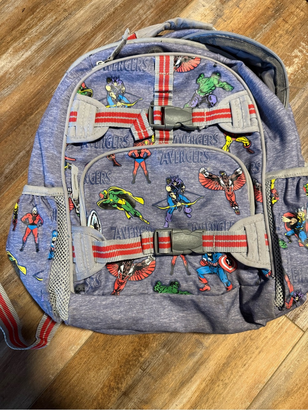 Pottery Barn Avengers Kids' Blue Superhero Backpack